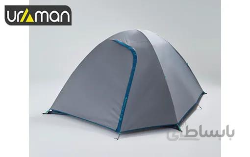 چادر دو پوش دو نفره کمپینگ کچوا مدل Quechua camping tent 100-2 person