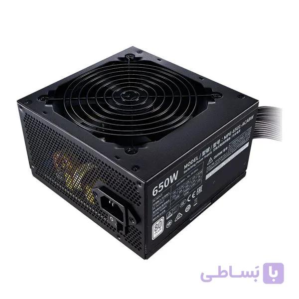 پاور کامپیوتر 650 وات کولرمستر مدل MWE 650 WHITE 230V-V2