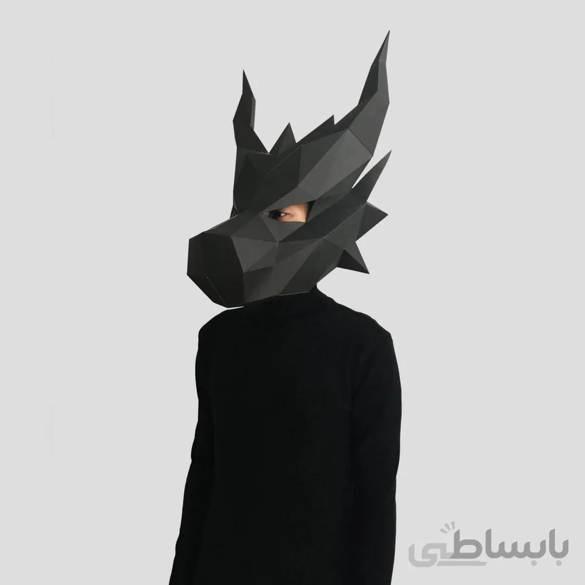 ماسک صورت اوریگامی دراگون