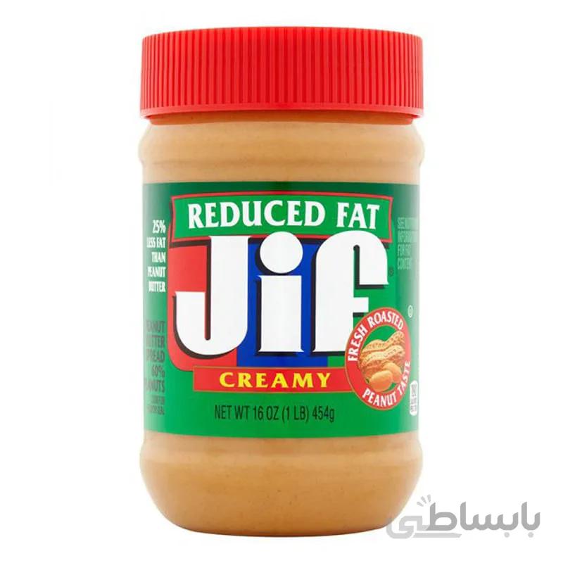 کره بادام زمینی کم چرب جیف Jif مدل CREAMY REDUCED FAT