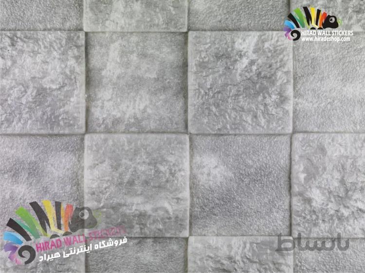 دیوارپوش فومی پشت چسبدار طرح سنگ ماسه ای خاکستری طوسی کد S-Silver Gray