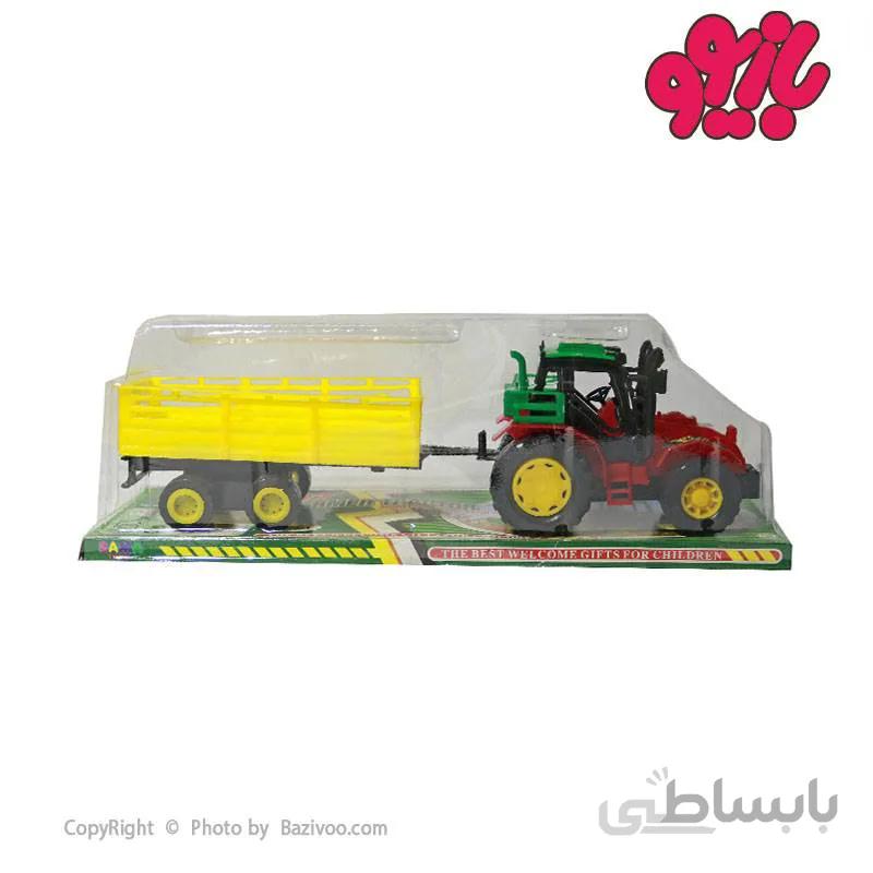 ماشین تراکتور مزرعه و حیوانات مجموعه 3 عددی سما تویز