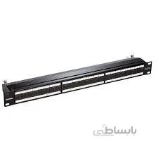 پچ پنل Cat6 کیستونی شیلد دار 24 پورت دی لینک مدل NPP-C62BLK241