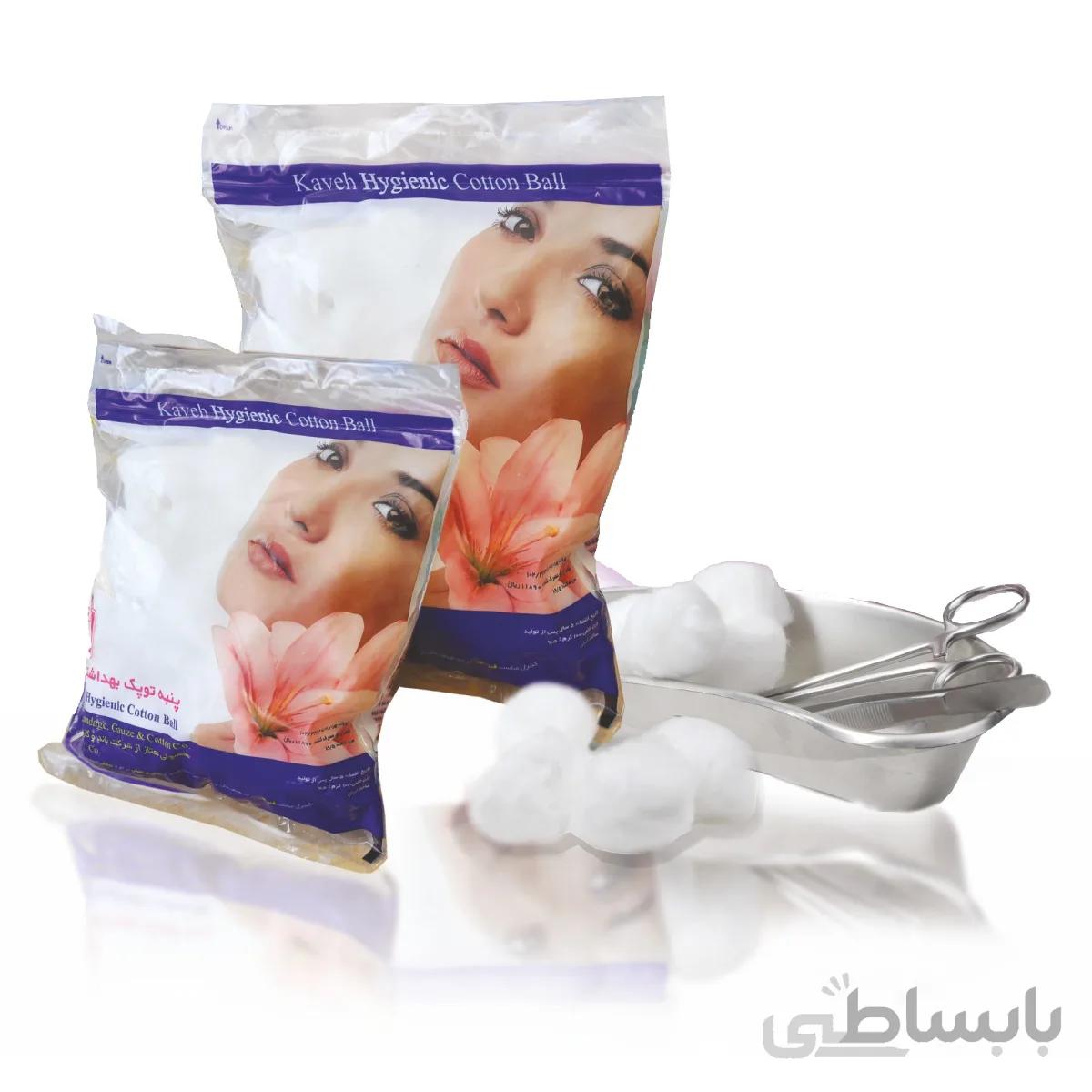 پنبه توپک بهداشتی گل