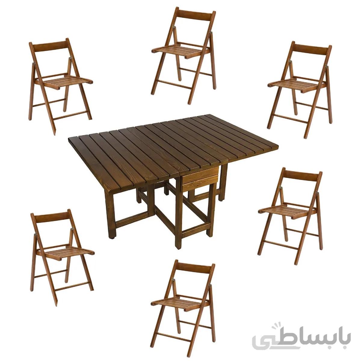 میز و صندلی ناهار خوری ۶ نفره کد ۵۱۵