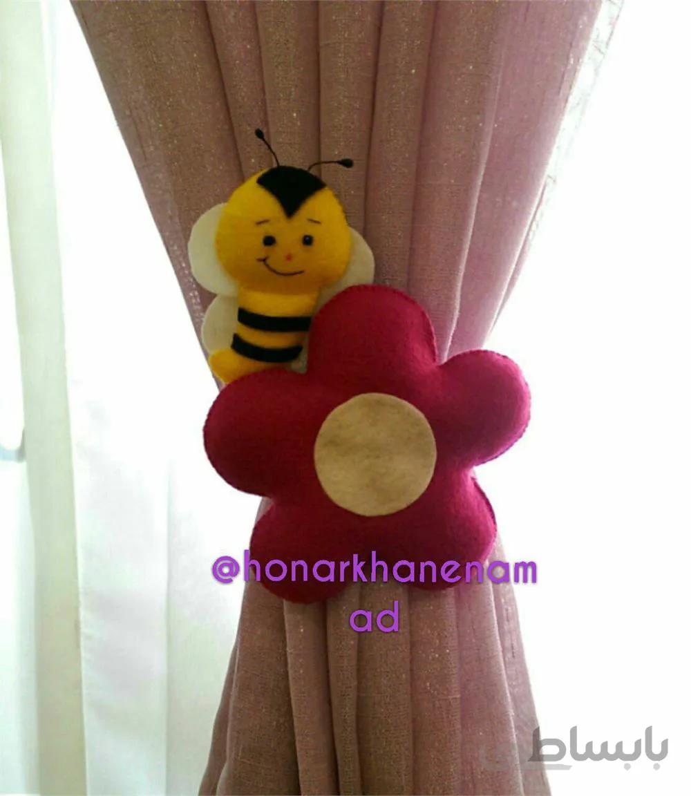 پرده جمع کن نمدی ا Curtain binder felts
