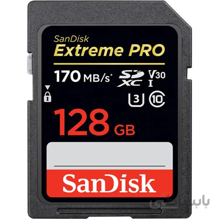 کارت حافظه سندیسک Sandisk SD 128 GB 170 MB/S