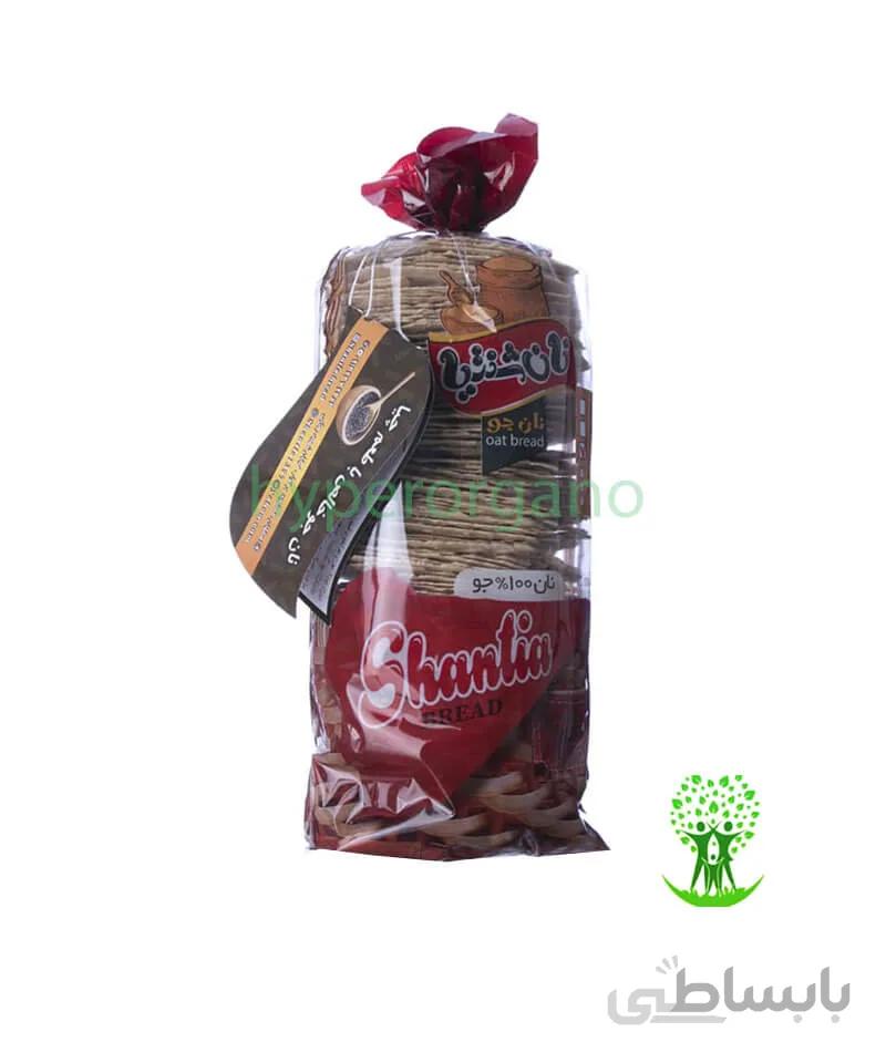نان جو با طعم دانه چیا 300 گرمی شنتیا