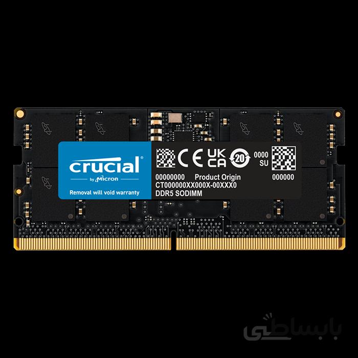 رم برند کروشیال Crucial 16GB DDR5-4800 ا Crucial 16GB DDR5-4800 SODIMM