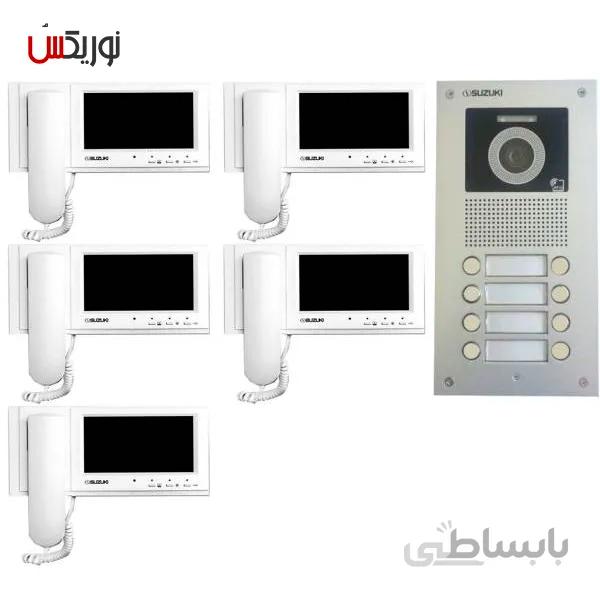 آیفون تصویری سوزوکی مدل 727W مجموعه 6 عددی