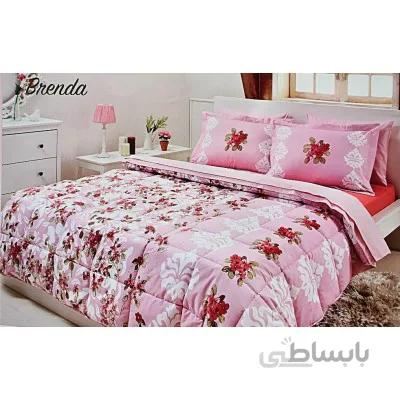 روتختی سرویس لحاف ازدیلک مدل brenda دو نفره 4 تکه