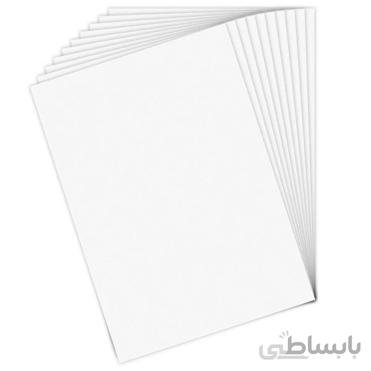 کاغذ گلاسه براق A4 بسته 10 عددی (135 گرم)