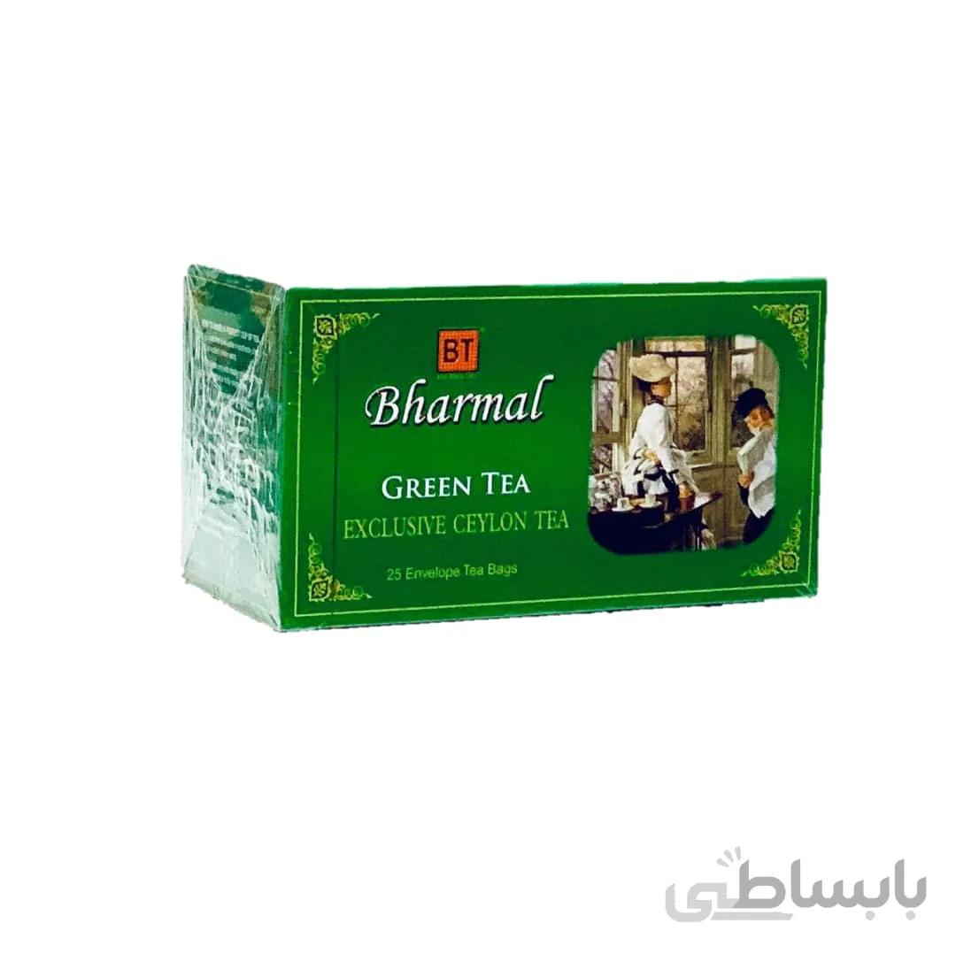 چای بارمال سبز تی بگ 25تایی Bharmal TeaBag