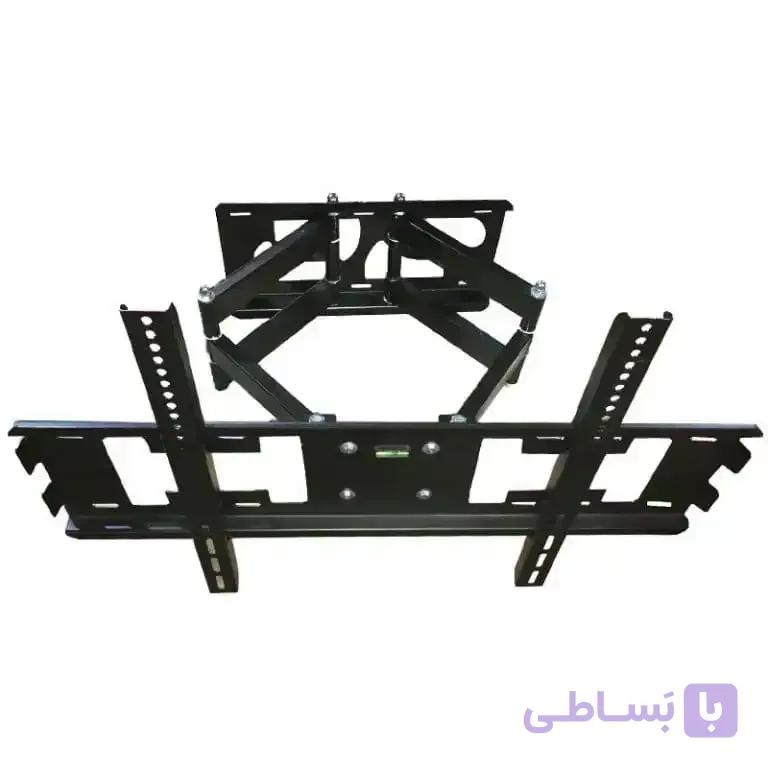 پایه دیواری تلویزیون مدل w6 دو بازو متحرک سایز 55 تا 85 اینچ
