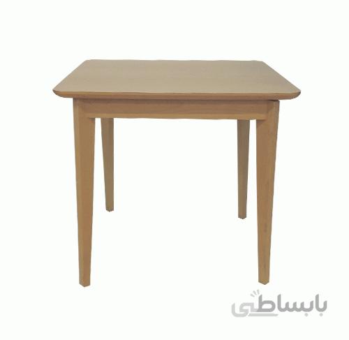 میز مربع ۸۰×۸۰ چوبی ساین نظری کد Sing۸۰