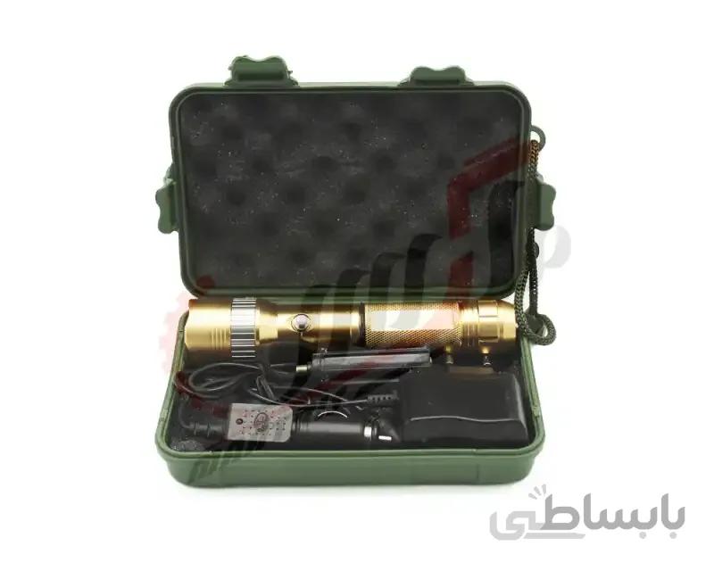 چراغ قوه پلیسی شارژی 16 سانتی متر