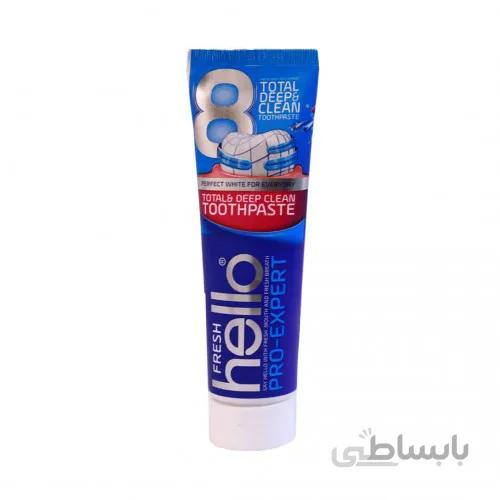 خمير دندان سفید کننده 120 گرمی Hello مدل Pro Expert