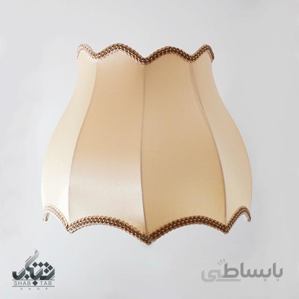 شید آباژور مدل گلابی کرم قطر 35 cm – سرپیچ E27