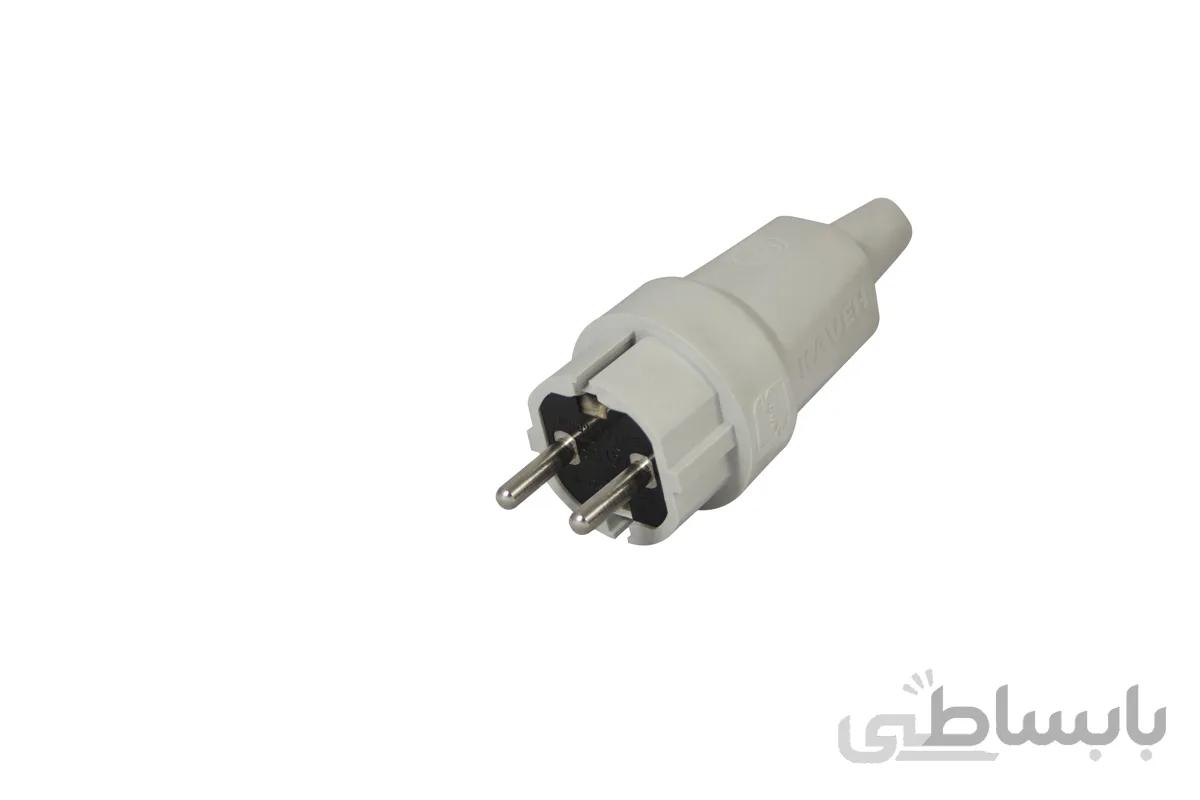 دو شاخه صنعتی ارت دار (نری)