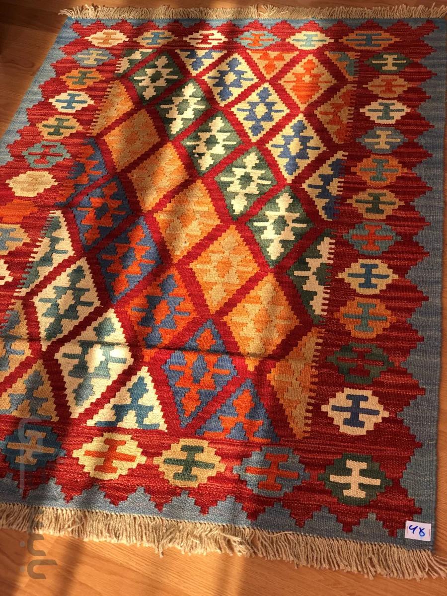 گلیم دو رو دستبافت رج CODE 65 G ا Persian handmade kilim