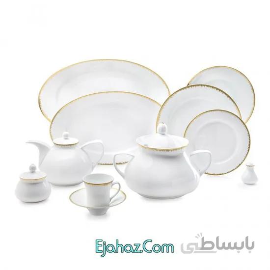 رویال سری شهرزاد سرویس چینی 108 پارچه کامل رویال 12 نفره درجه: یک