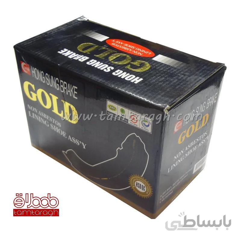 لنت ترمز جلو برلیانس 330 برند گلد GOLD اصل کره