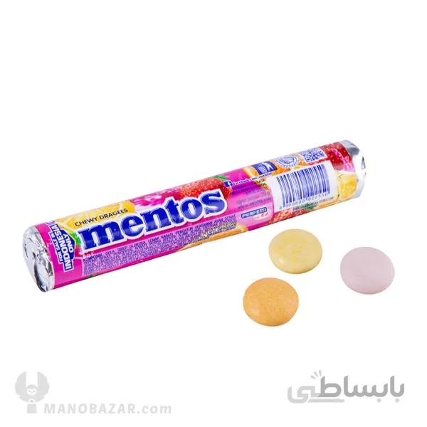 ابنبات میوه ای منتوس mentos fruit وزن 29 گرم