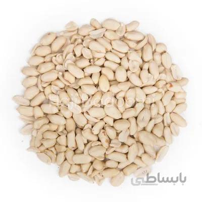 بادام زمینی پوست کنده خام