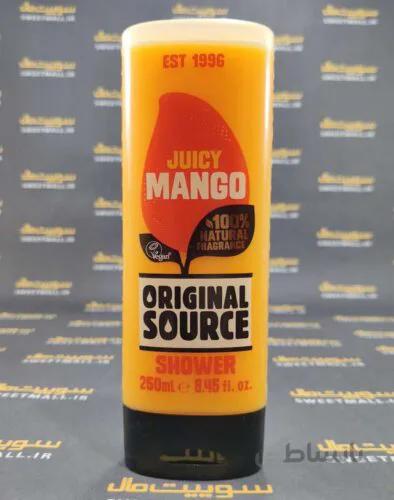 شامپو بدن اورجینال سورس 250 میلی لیتر original source-juicy mango