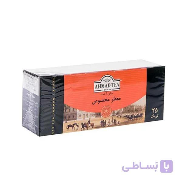 چای کیسه ای عطری 25 تایی احمد در کارتن 36 عددی ا ahmad 25