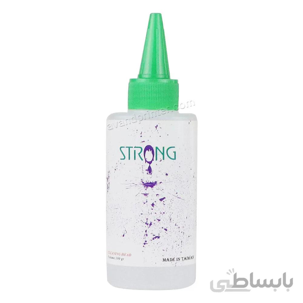 محلول تمیز کننده هد دستگاه جوهر افشان Strong