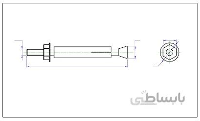 رول بولت 120 * 12