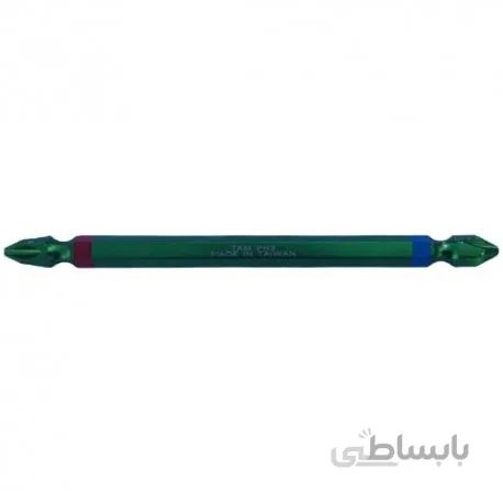 نوک پیچگوشتی 11 سانت چهار سو سبز تام مدل P00292