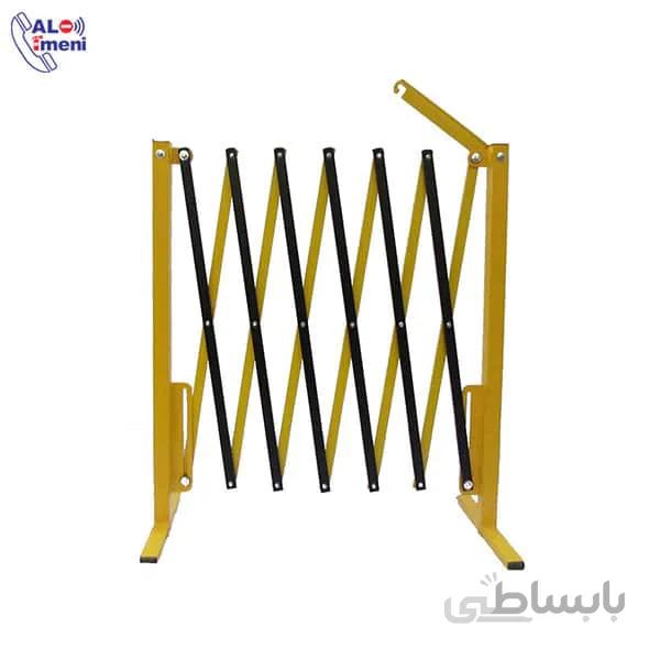پایه راه بند آکاردئونی 3.5 متری | راه بند ترافیکی