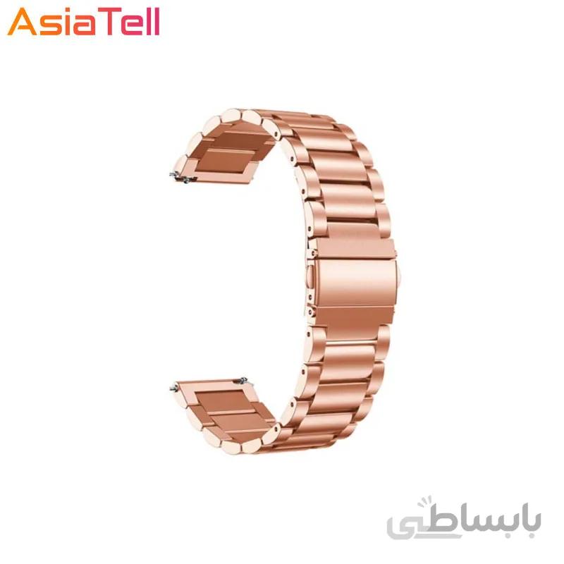 بند فلزی ساعت هوشمند مدل رولکسی 3bead سایز 20 میلی متر