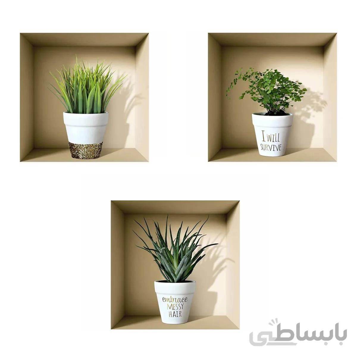 استیکر 15cm طاقچه مجازی مدل VS05S – پک ۳ عددی – تمام چسب