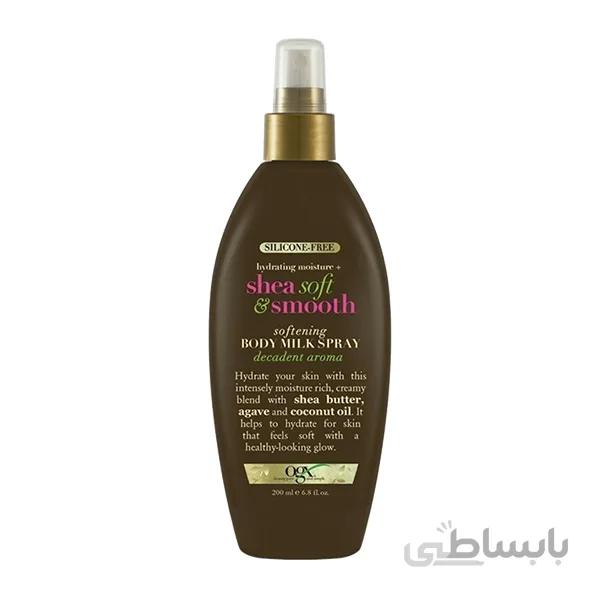 اسپری بدن او جی ایکس مدل Shea Soft & Smooth حجم 200 میلی لیتر
