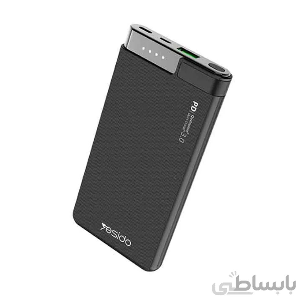 شارژر همراه یسیدو مدل YP-13 ظرفیت 1۰۰۰۰ میلی آمپر ساعت - مشکی ا Yazido charger model YP-13 with a capacity of 10,000 mAh