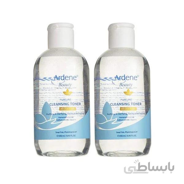 تونر پاک کننده صورت آردن مدل Purifying حجم 250 میلی لیتر بسته 2 عددی