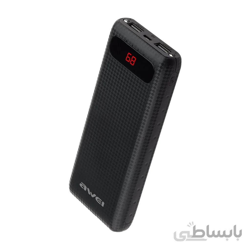 پاوربانک اورجینال آوی مدل P70K ظرفیت 20000 میلی آمپر ساعت ا Awei P70K 20000mAh Original Power Bank
