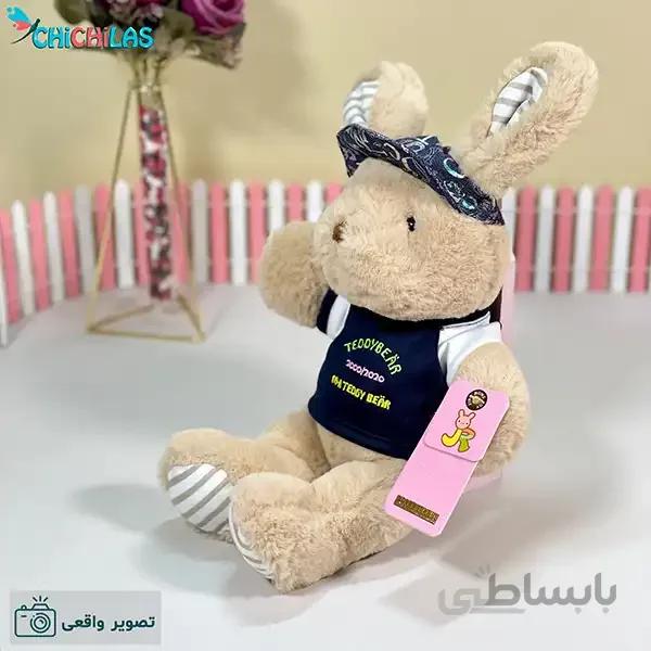 عروسک خرگوش کلاه دار اروپایی