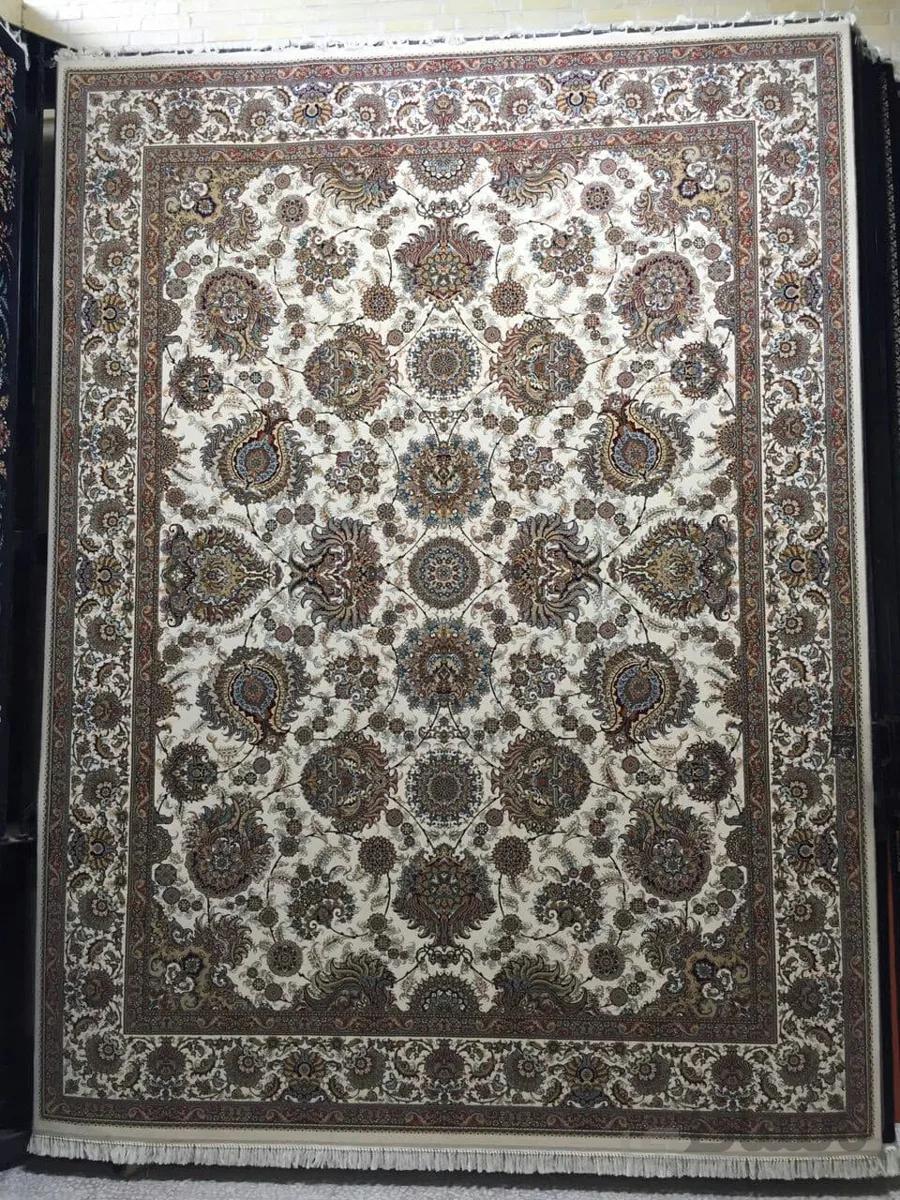 فرش طرح باغ بهشت کرم وزرا ۷۰۰شانه ا Vozaracarpet
