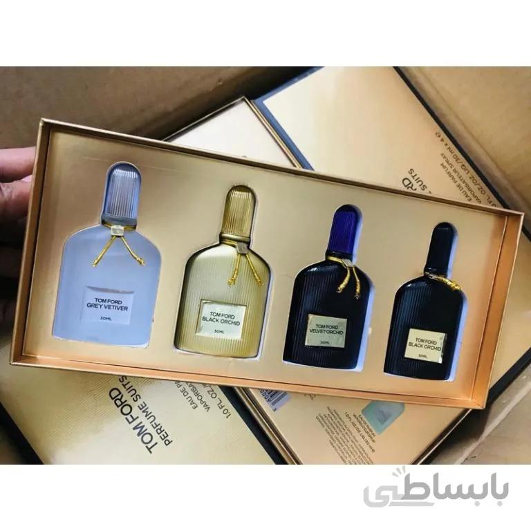 گیفت ست تام فورد مدل New Tom Ford Original Unisex Perfume Black Orchid Gift Set 4x30ml (4in1) Suitable For Gift In Box Set