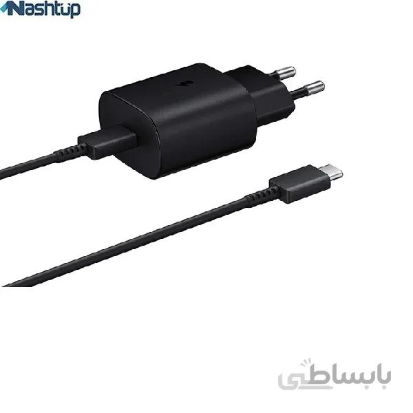 شارژر اصلى سريع همراه با كابل type c سامسونگ گوشى Samsung Galaxy S10 Lite ا 2A Samsung Galaxy S10 Lite Fast travel charger with type c cable