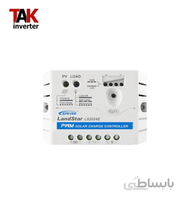 شارژ کنترلر خورشیدی 20 آمپر EPsolar pwm LS2024E ا charge controller 20A/h 12/24v Epsolar PWM LS2024E series