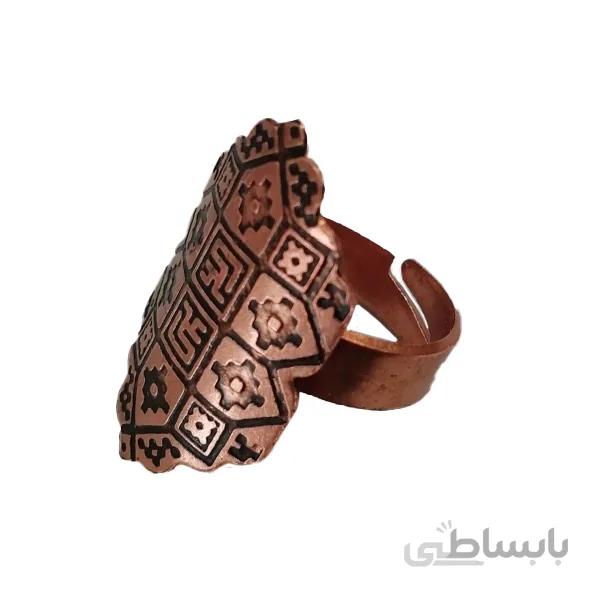 انگشتر مسی زنانه نقش علی کد JW202
