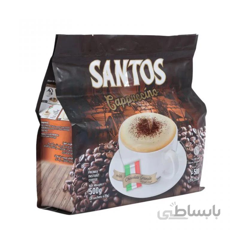 کاپوچینو سانتوس بسته 20تایی