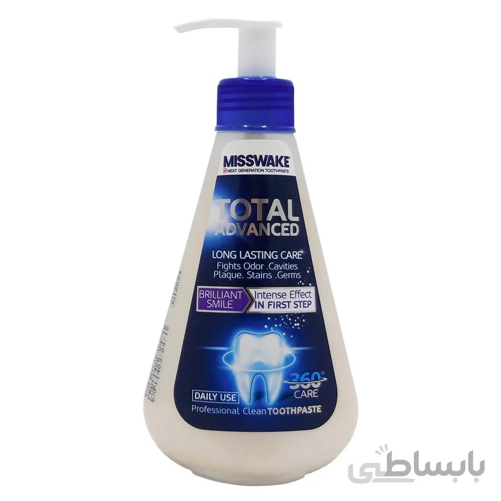 خمیر دندان TOTAL Advanced پمپی میسویک 260 میلی لیتر