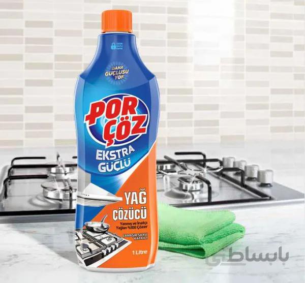 مایع جرم گیر اجاق گاز پورچوز 1 لیتری Por Coz کد 159481