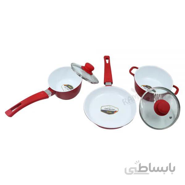 سرویس قابلمه 5 پارچه چدن Die Casting
